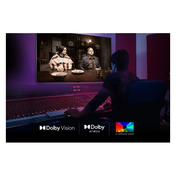 LG OLED65C6PUA television in a home theater scene