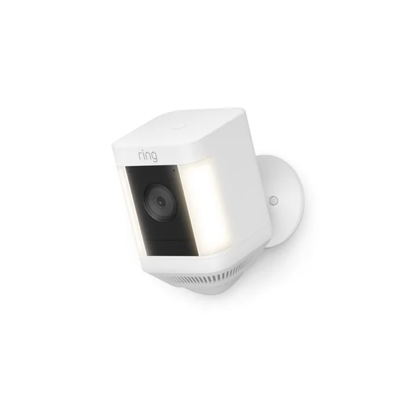 Ring Spotlight Cam Plus Battery in white