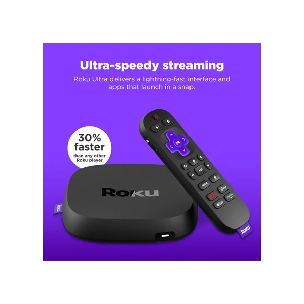 Roku Ultra streaming player and remote